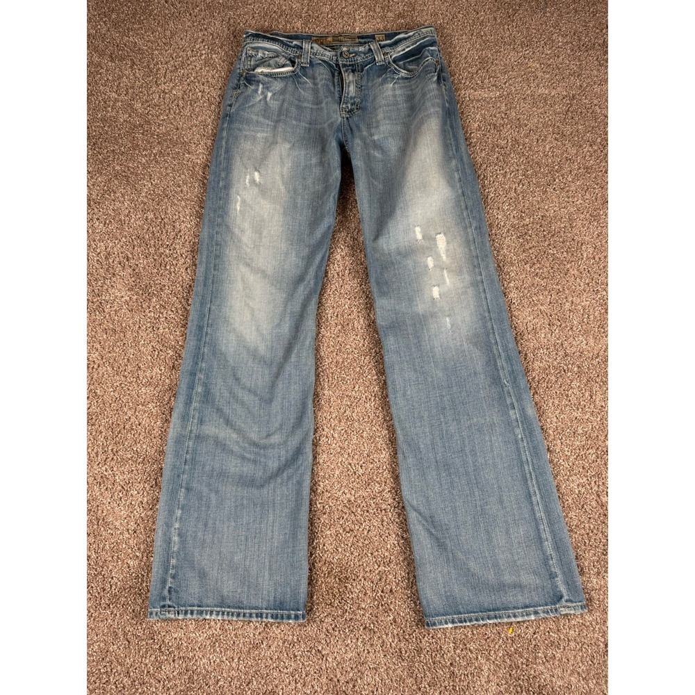 BKE Tyler Men's Jeans 33x36 Straight Fit Blue Denim
